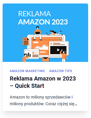 Link do artykułu blogowego Reklama Amazon 2024 na blogu Acosbot